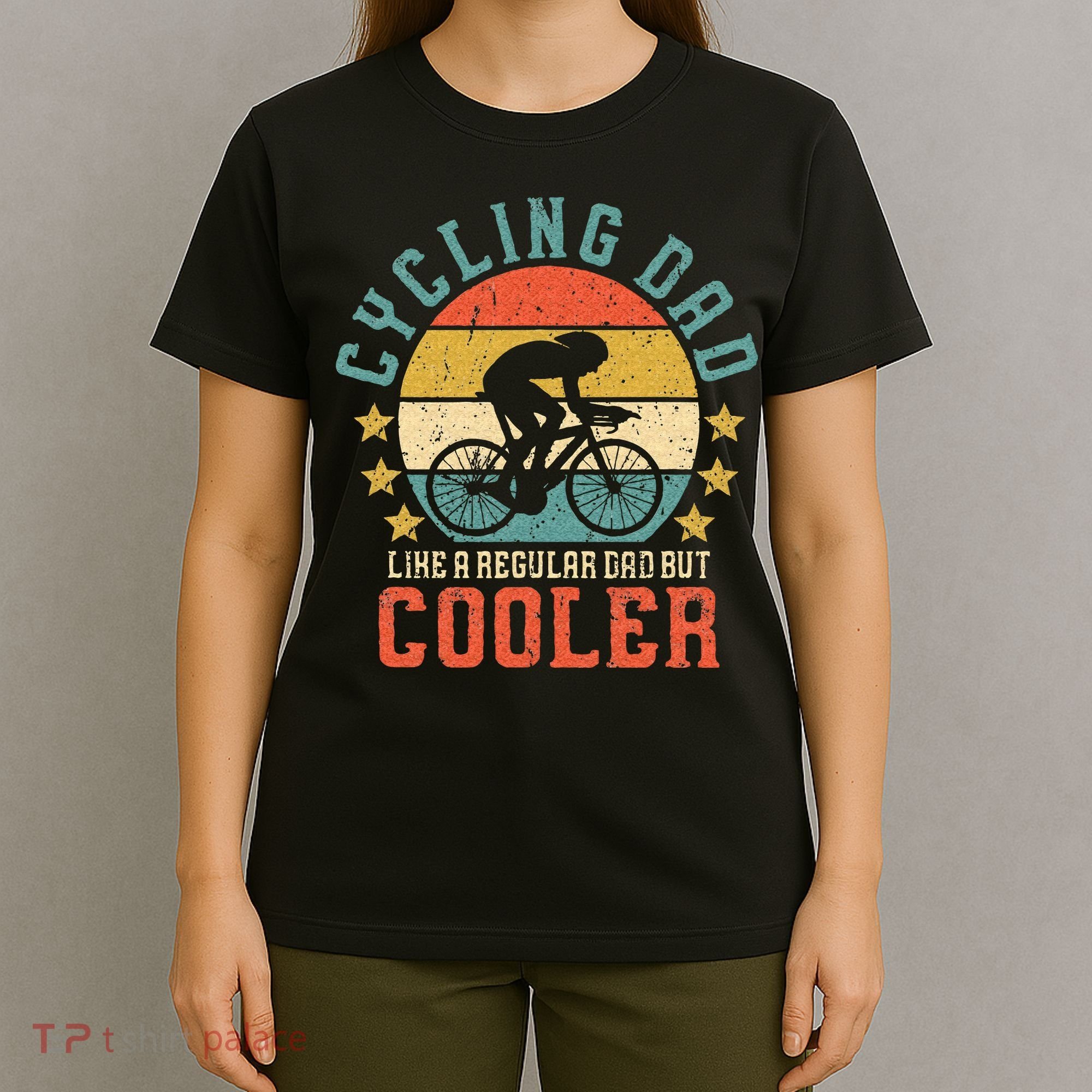 Cycling Dad Bike Rider & Cyclist Fathers Day T-Shirt