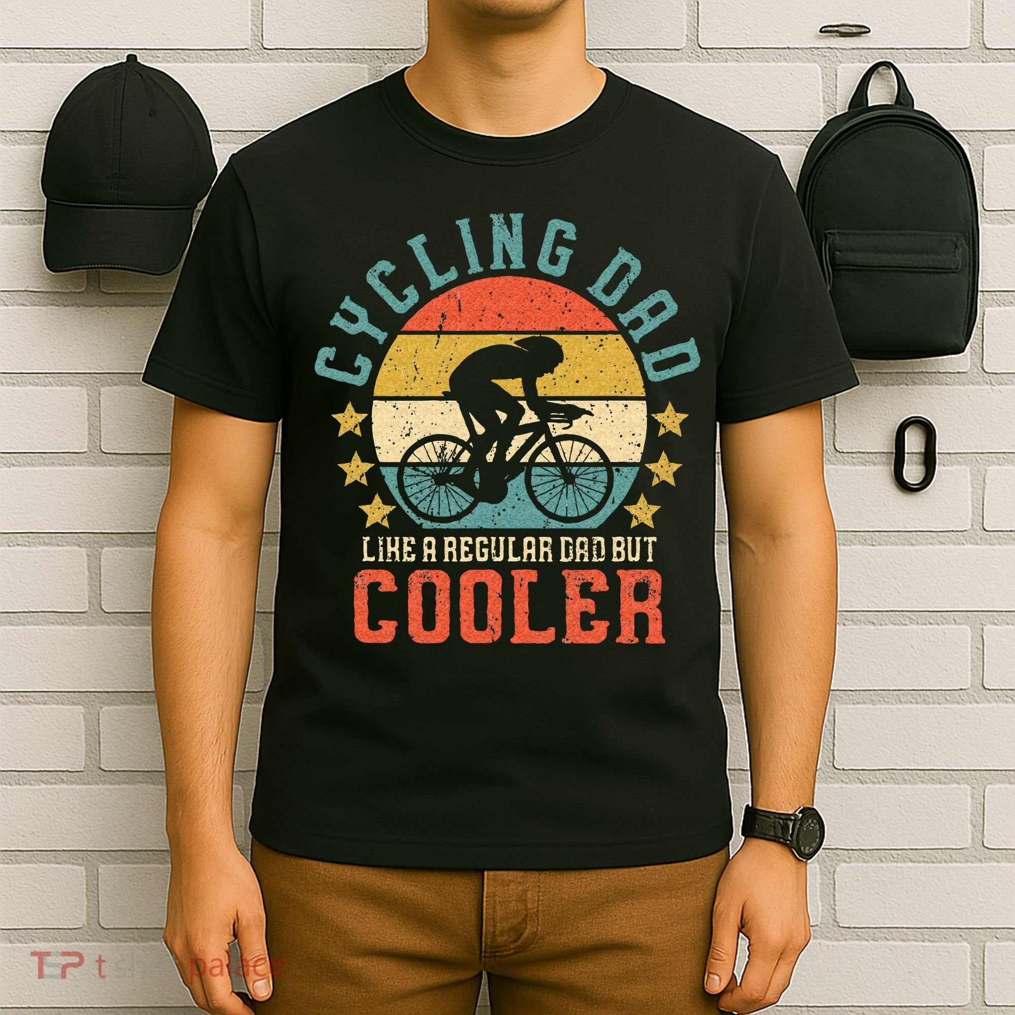 Cycling Dad Bike Rider & Cyclist Fathers Day T-Shirt