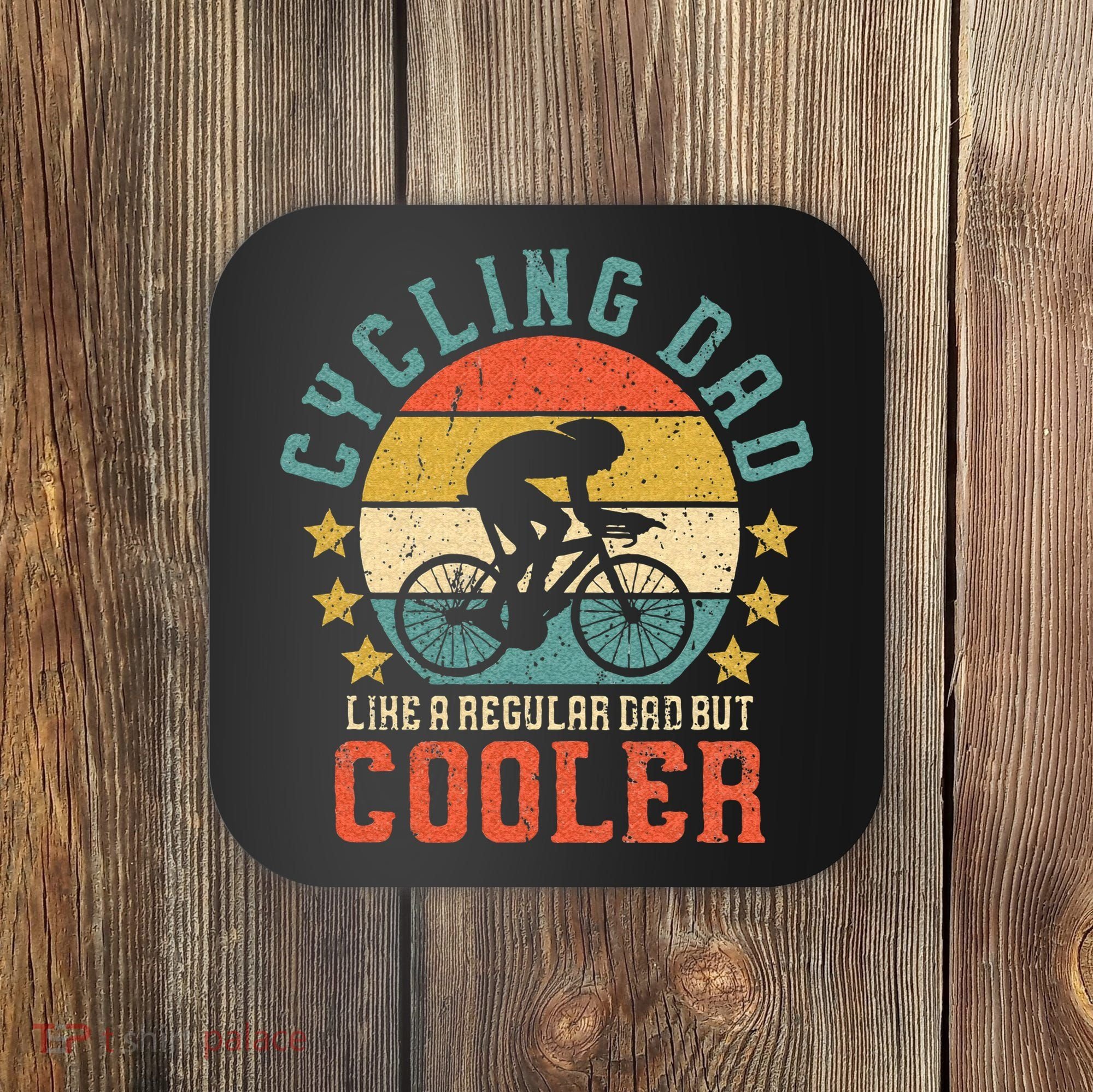 Cycling Dad Bike Rider & Cyclist Fathers Day Coaster