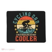 Cycling Dad Bike Rider & Cyclist Fathers Day Mousepad thumb 0