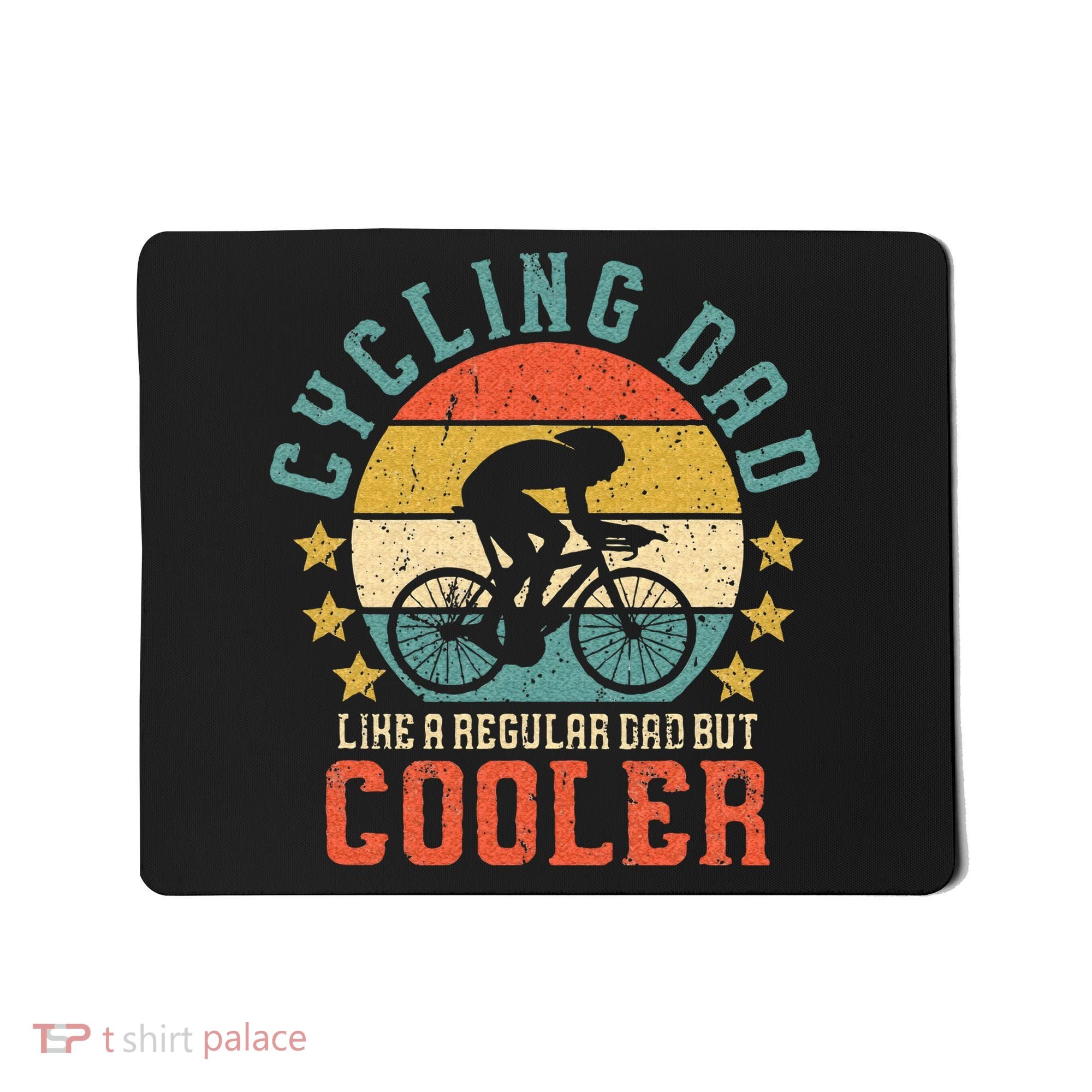 Cycling Dad Bike Rider & Cyclist Fathers Day Mousepad