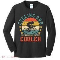 Cycling Dad Bike Rider & Cyclist Fathers Day Kids Long Sleeve Shirt thumb 0