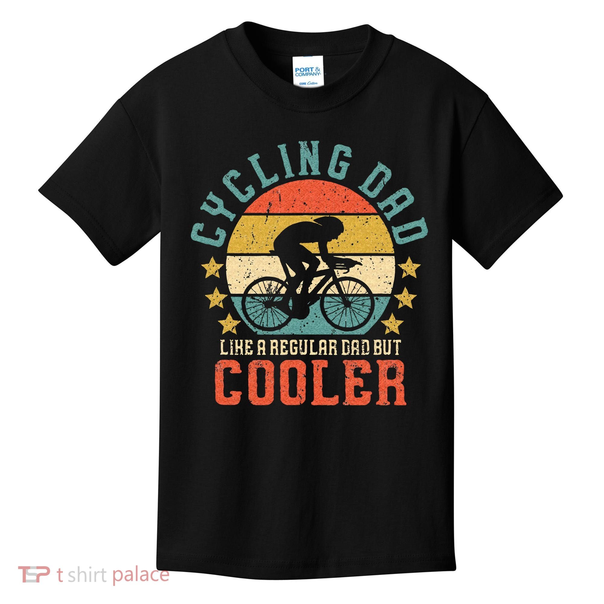 Cycling Dad Bike Rider & Cyclist Fathers Day Kids T-Shirt