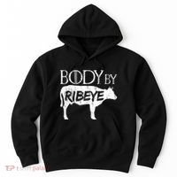Carnivore Diet Body By Ribeye Hoodie thumb 0