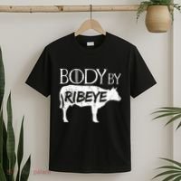 Carnivore Diet Body By Ribeye T-Shirt thumb 2