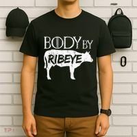 Carnivore Diet Body By Ribeye T-Shirt thumb 6