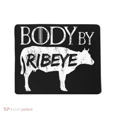 Carnivore Diet Body By Ribeye Mousepad