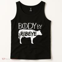 Carnivore Diet Body By Ribeye Tank Top thumb 2