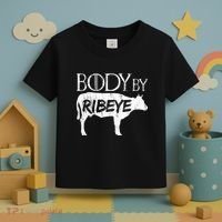 Carnivore Diet Body By Ribeye Toddler T-Shirt thumb 3