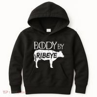 Carnivore Diet Body By Ribeye Kids Hoodie thumb 0
