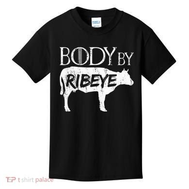 Carnivore Diet Body By Ribeye Kids T-Shirt
