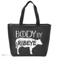 Carnivore Diet Body By Ribeye Tote Bag thumb 0