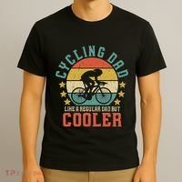 Cycling Dad Bike Rider & Cyclist FatherS Day T-Shirt thumb 3