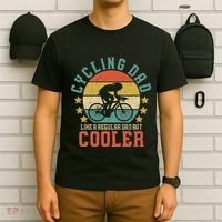 Cycling Dad Bike Rider & Cyclist FatherS Day T-Shirt thumb 6