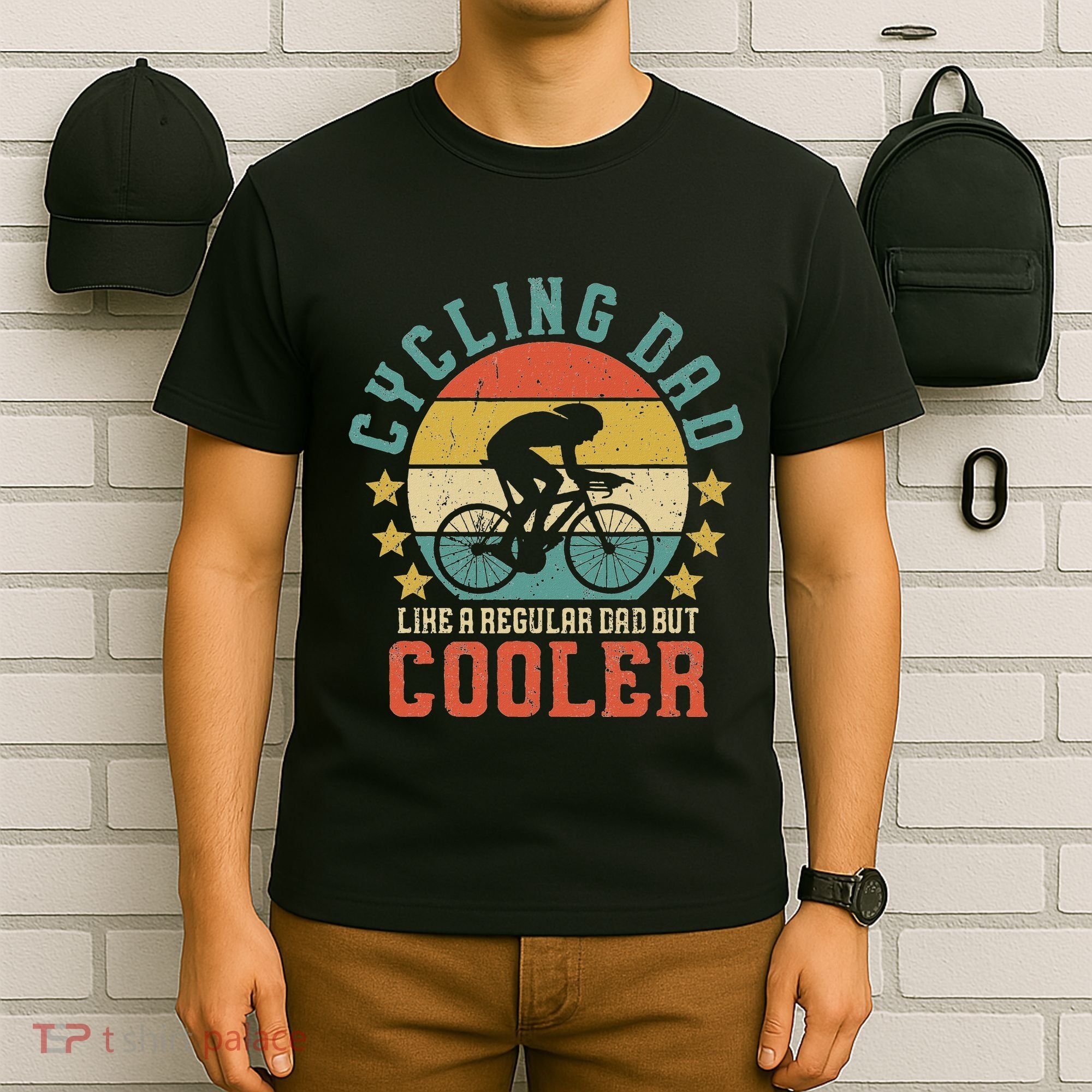 Cycling Dad Bike Rider & Cyclist FatherS Day T-Shirt