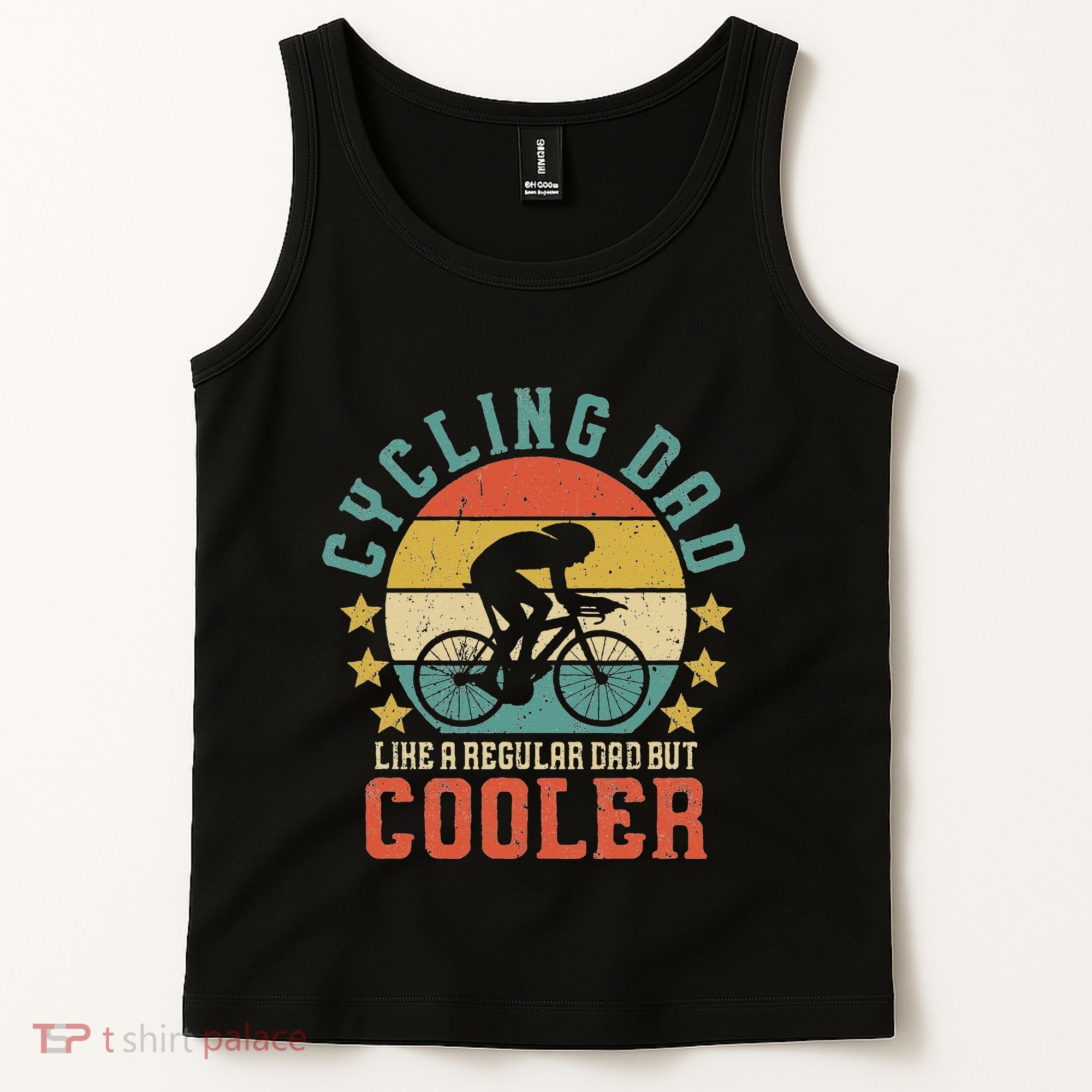 Cycling Dad Bike Rider & Cyclist FatherS Day Tank Top