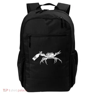 Crab Drinking Beer Backpack