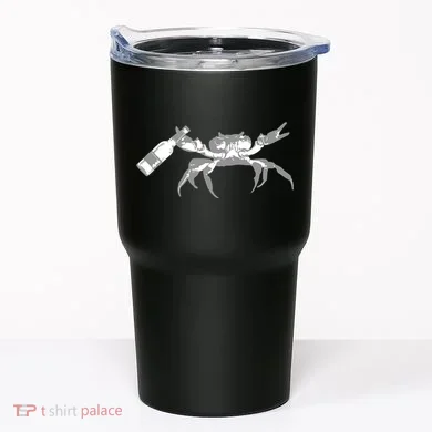 Crab Drinking Beer Tumbler