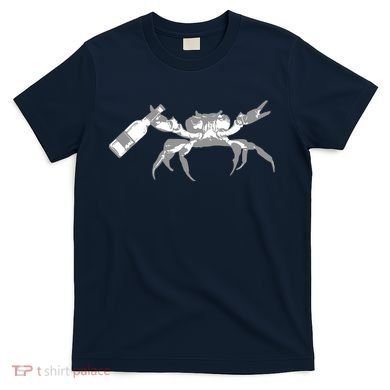 Crab Drinking Beer T-Shirt