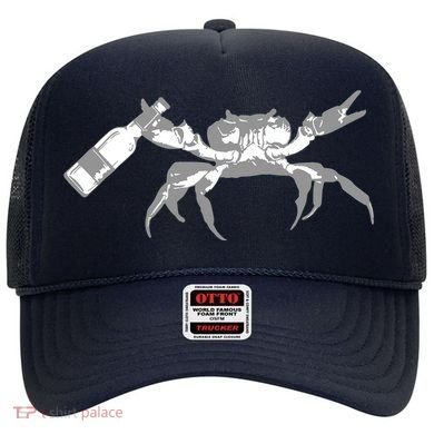Crab Drinking Beer Hat