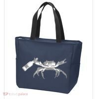 Crab Drinking Beer Tote Bag thumb 3