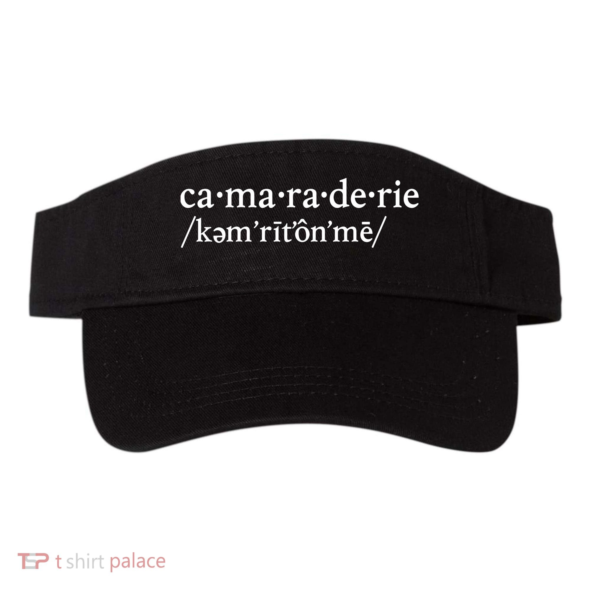 Camaraderie Definition Visor
