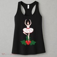 Cute Dance Christmas Ballerina Girls Ballet Dancer Women's Tank Top thumb 3