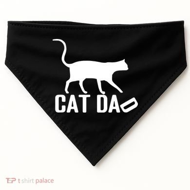 Cat Dad USA-Made Doggie Bandana