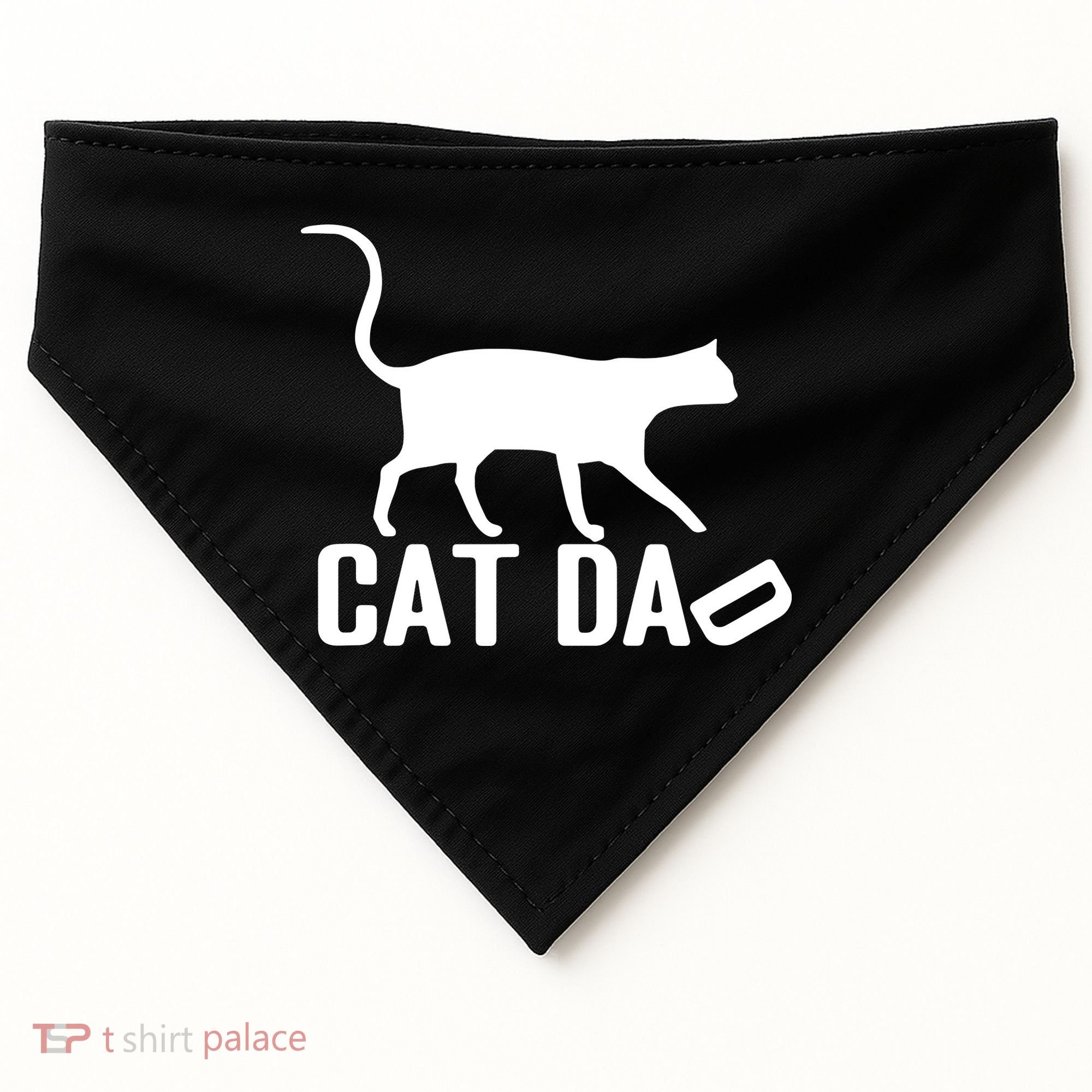 Cat Dad USA-Made Doggie Bandana