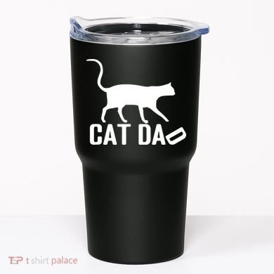 Cat Dad Tumbler