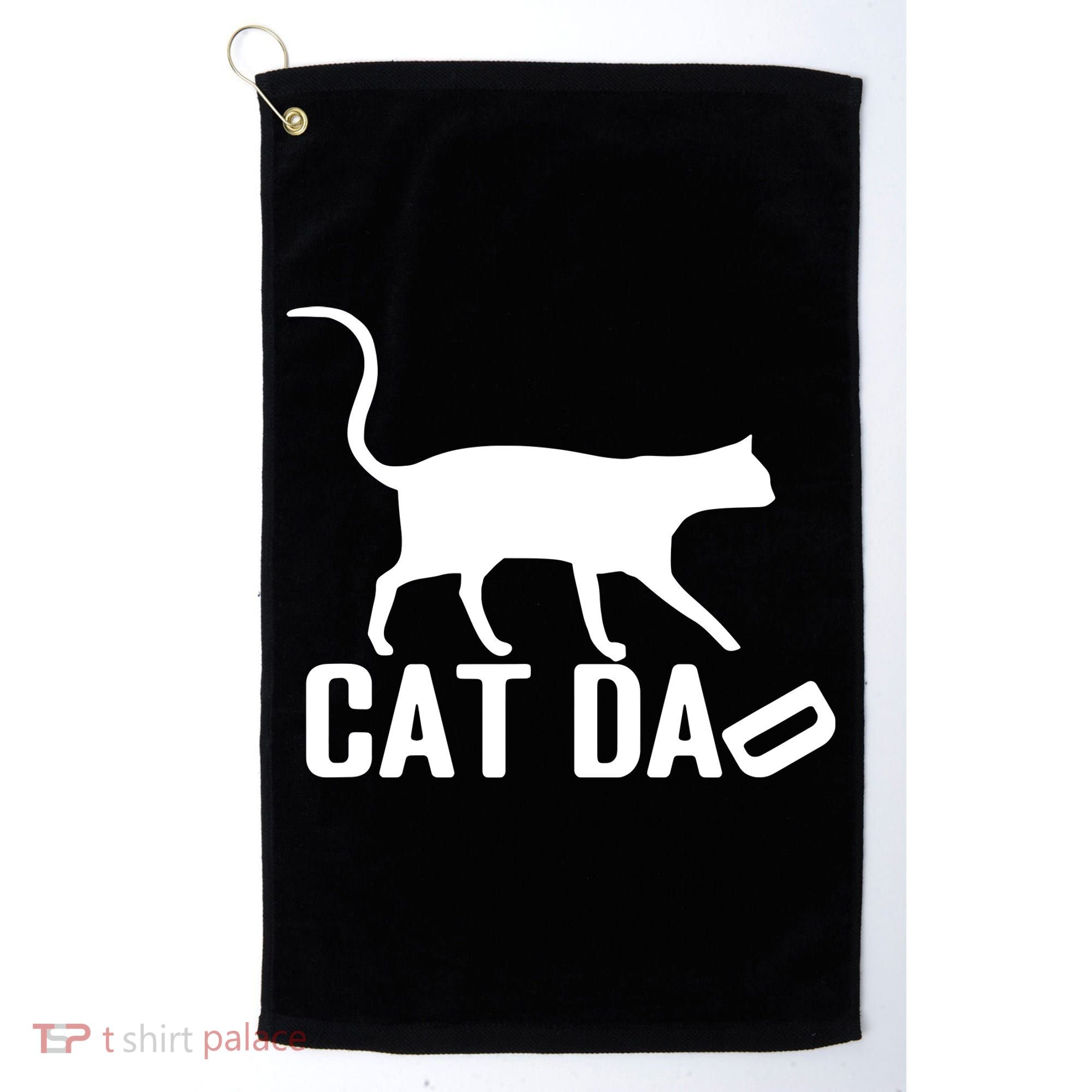 Cat Dad Golf Towel