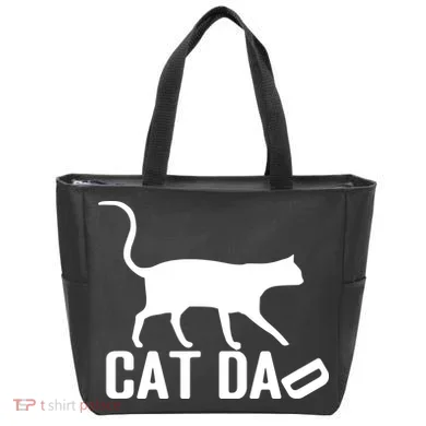 Cat Dad Tote Bag