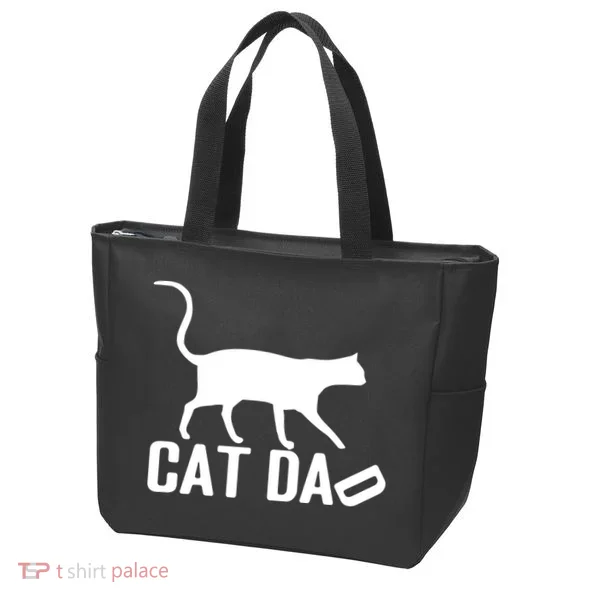 Cat Dad Tote Bag