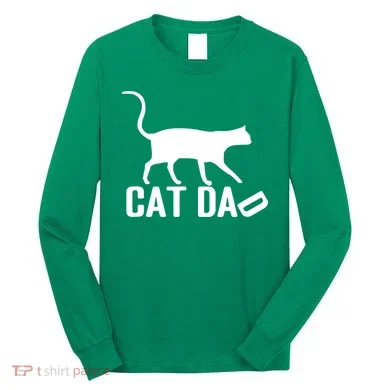 Cat Dad Long Sleeve Shirt