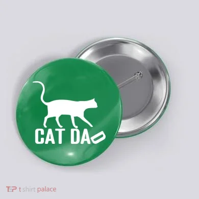 Cat Dad Button