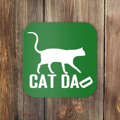 Cat Dad Coaster