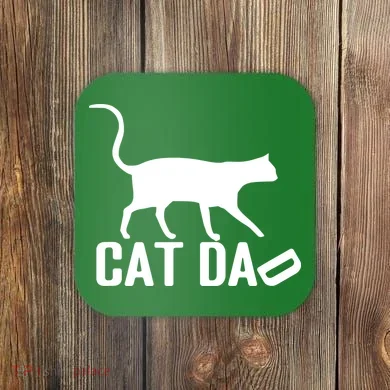 Cat Dad Coaster