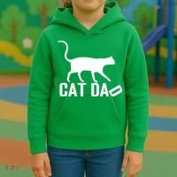 Cat Dad Kids Hoodie thumb 3