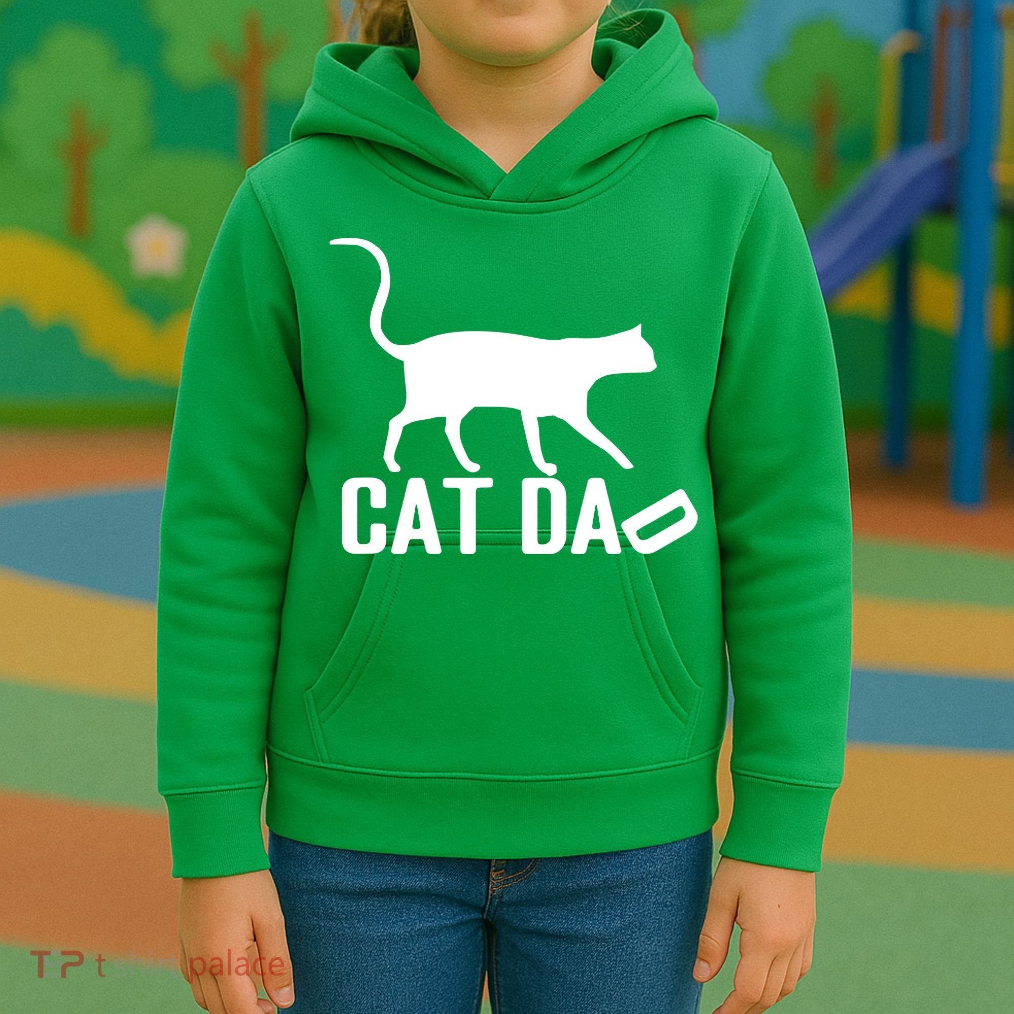 Cat Dad Kids Hoodie