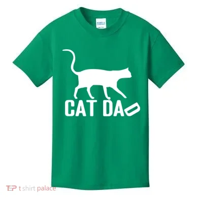 Cat Dad Kids T-Shirt