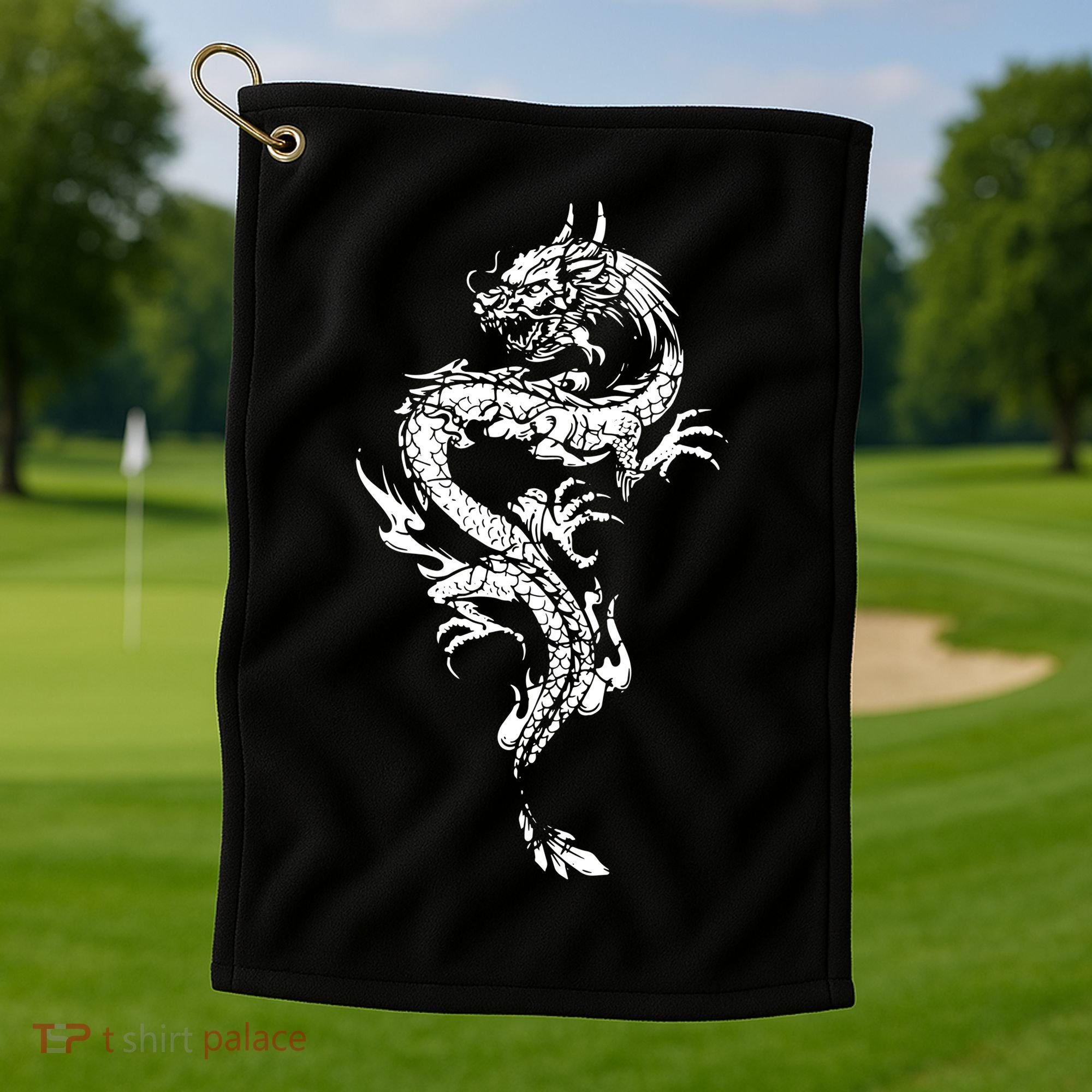 Chinese Dragon Chinese And Dragon Lover Golf Towel