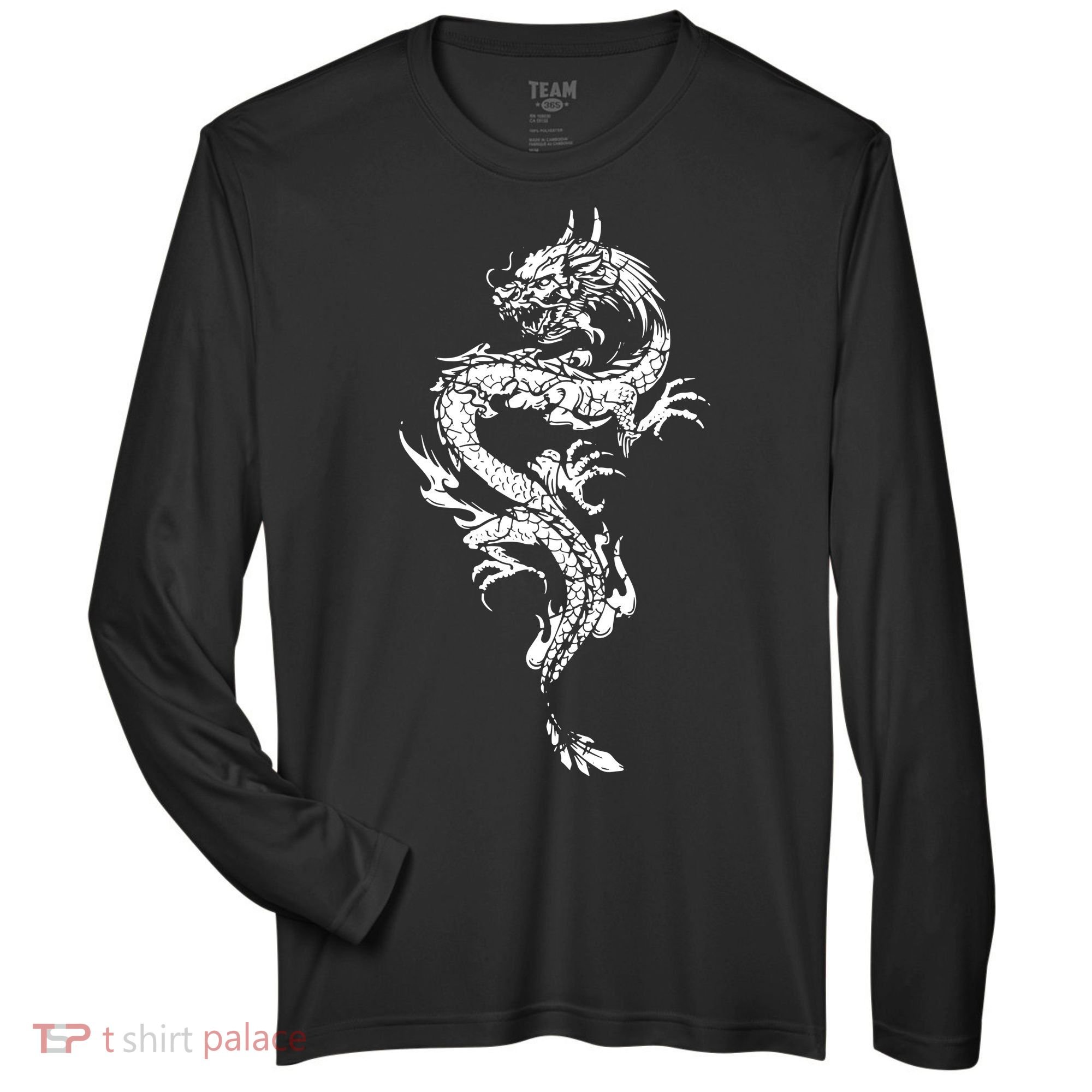 Chinese Dragon Chinese And Dragon Lover Zone Performance Long-Sleeve T-Shirt