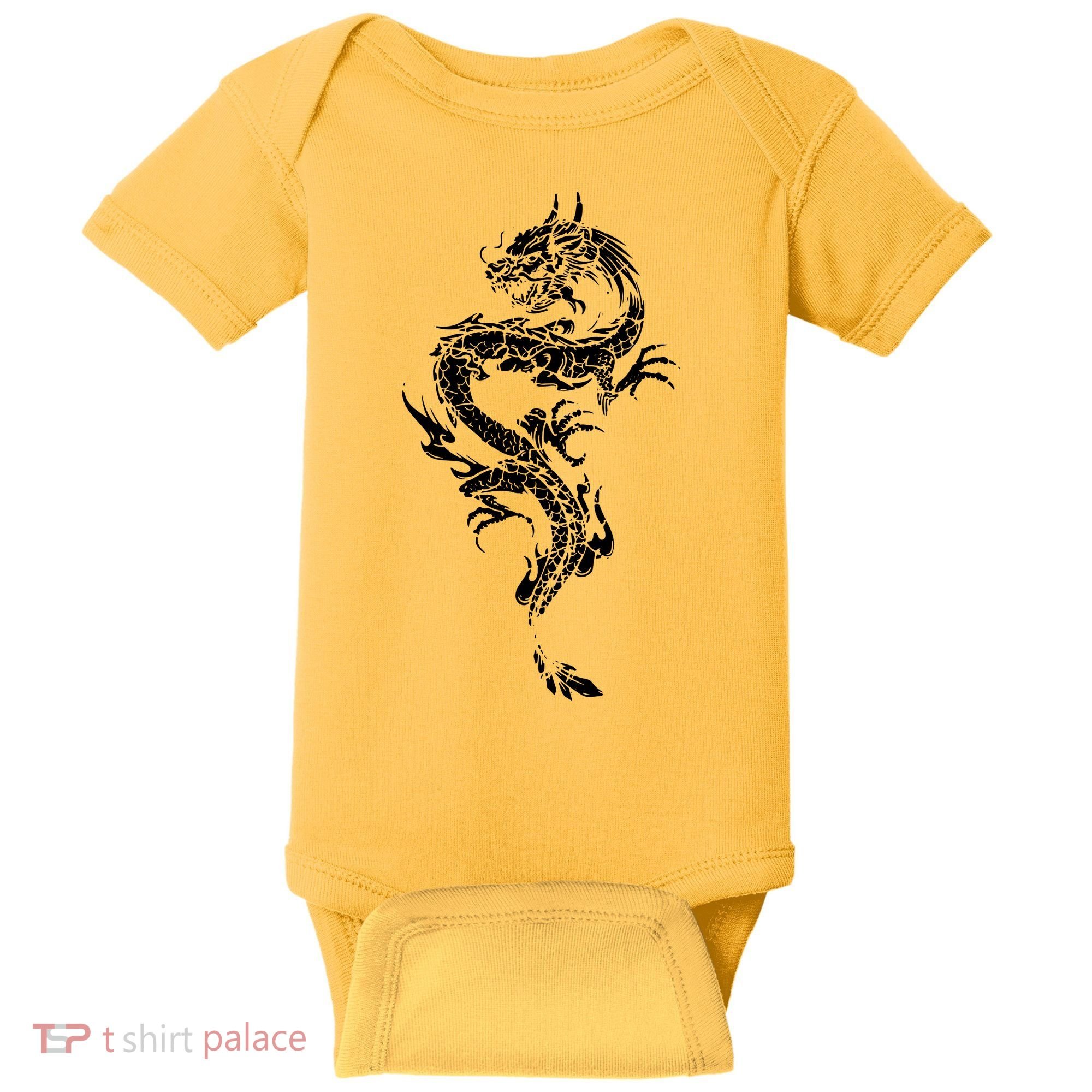 Chinese Dragon Chinese And Dragon Lover Baby Bodysuit