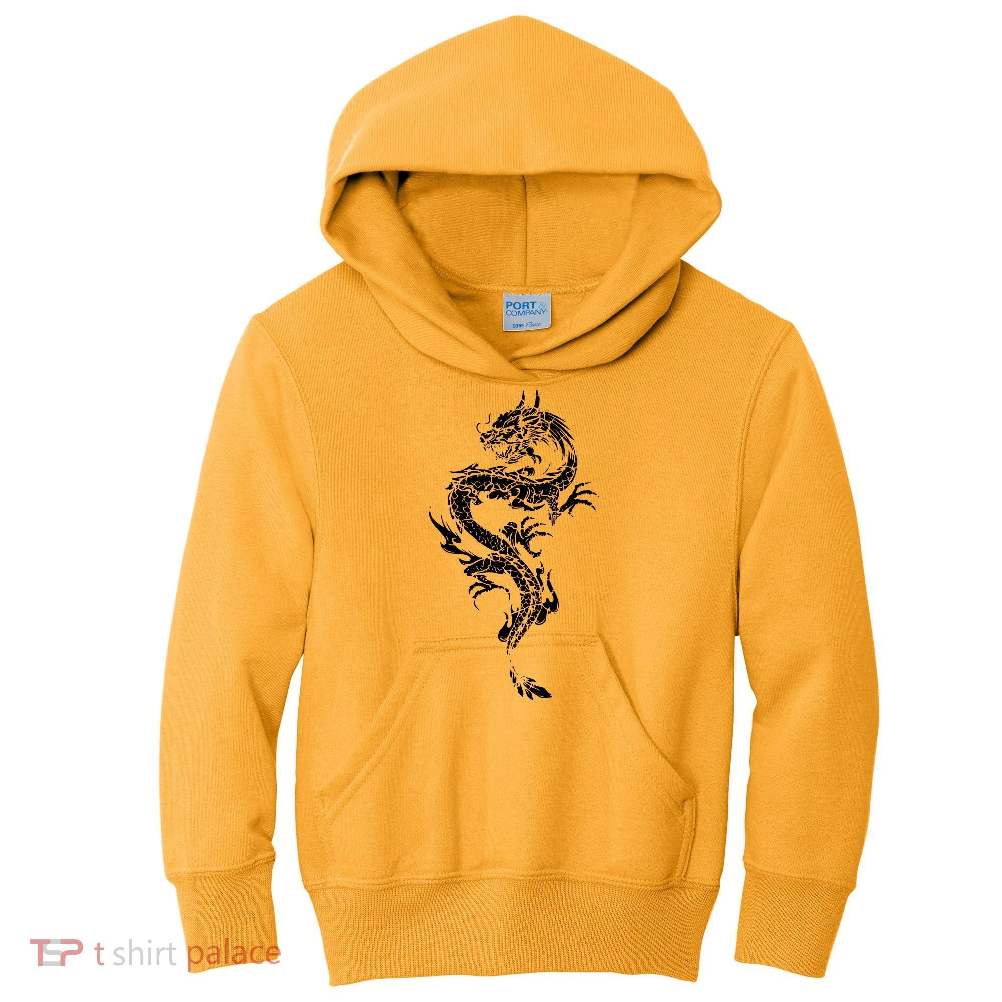 Chinese Dragon Chinese And Dragon Lover Kids Hoodie