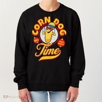 Corn Dog Carnival Food Fried Corndog Lover Women's Sweatshirt thumb 0