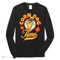 Corn Dog Carnival Food Fried Corndog Lover Long Sleeve Shirt thumb 0