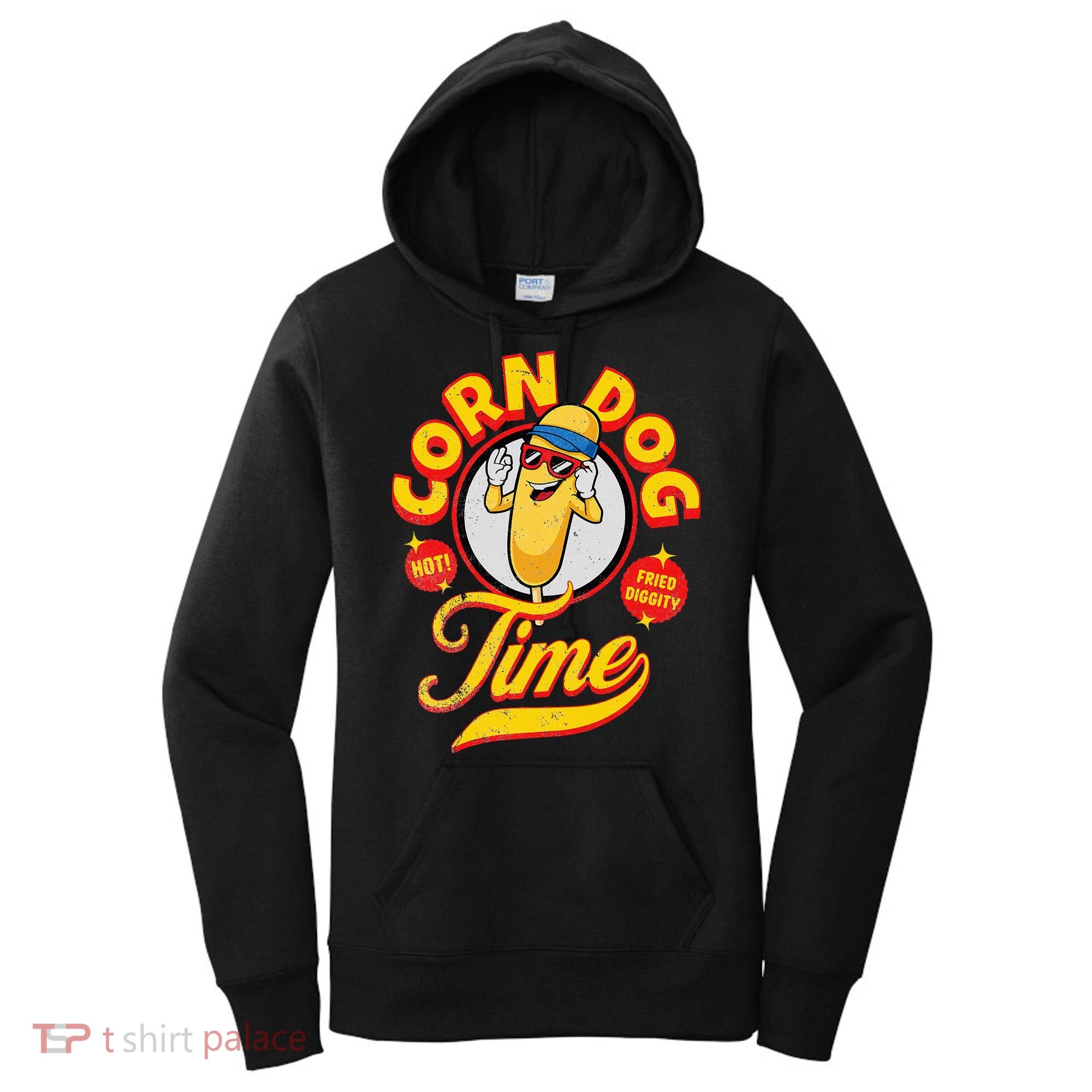 Corn Dog Carnival Food Fried Corndog Lover Women's Hoodie