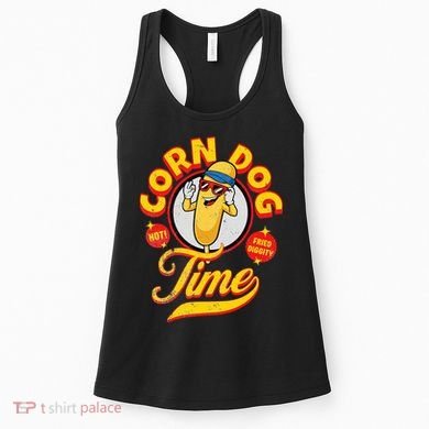 Corn Dog Carnival Food Fried Corndog Lover Women's Tank Top