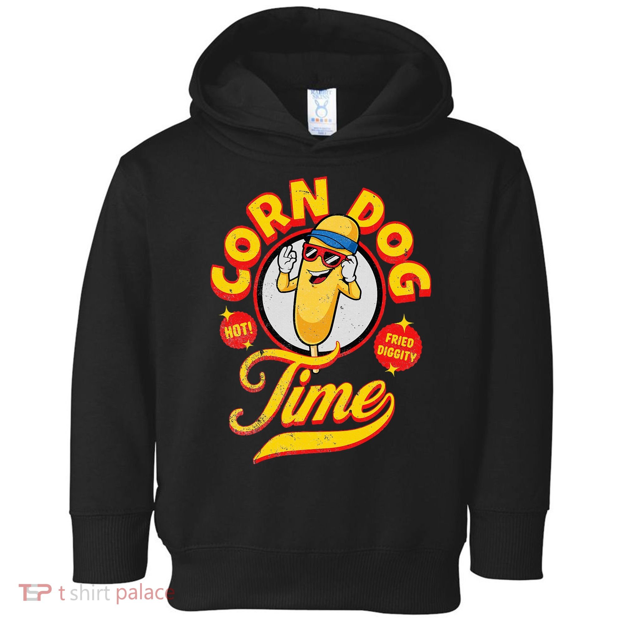 Corn Dog Carnival Food Fried Corndog Lover Toddler Hoodie
