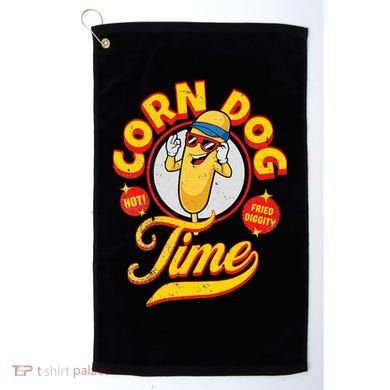 Corn Dog Carnival Food Fried Corndog Lover Golf Towel